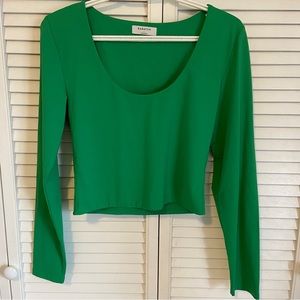 Aritzia Babaton Contour Scoopneck Longlseeve